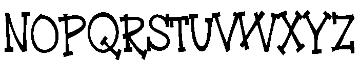 ZP Smooze Serif Condensed Font UPPERCASE