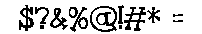 ZP Smooze Serif Font OTHER CHARS