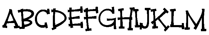 ZP Smooze Serif Font UPPERCASE