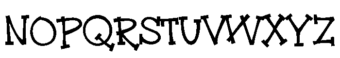 ZP Smooze Serif Font UPPERCASE