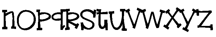 ZP Smooze Serif Font LOWERCASE