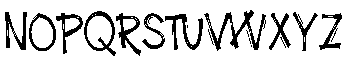 ZP Smooze Smooches Condensed Font UPPERCASE