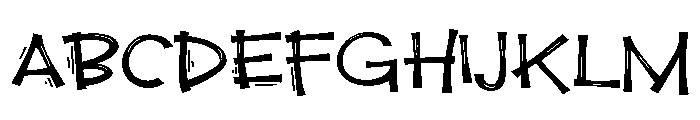 ZP Smooze Smooches Expanded Font UPPERCASE