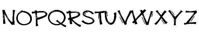 ZP Smooze Smooches Expanded Font UPPERCASE