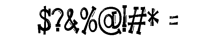 ZP Smooze Smooches Serif Condensed Font OTHER CHARS