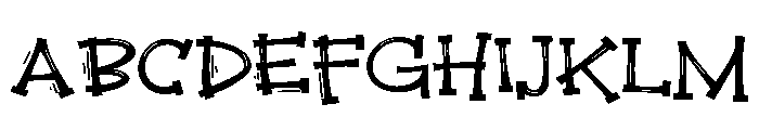 ZP Smooze Smooches Serif Expanded Font UPPERCASE