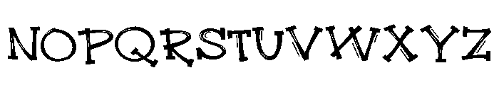 ZP Smooze Smooches Serif Expanded Font UPPERCASE