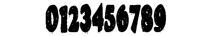 ZP Snogberry Scary Chubby Sans Condensed Font OTHER CHARS