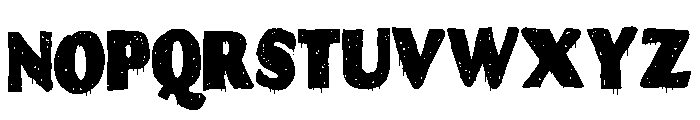 ZP Snogberry Scary Chubby Sans Expanded Font UPPERCASE