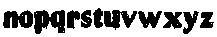 ZP Snogberry Scary Chubby Sans Expanded Font LOWERCASE