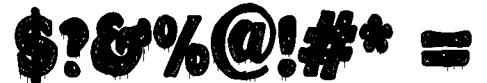 ZP Snogberry Scary Chubby Sans Font OTHER CHARS
