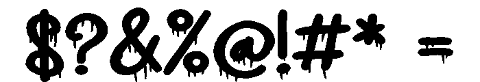 ZP Snogberry Scary Expanded Bold Font OTHER CHARS