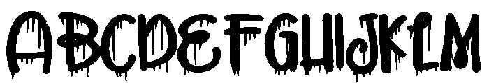 ZP Snogberry Scary Expanded Bold Font UPPERCASE