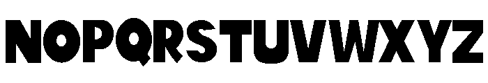 ZP Sodapop Condensed Font UPPERCASE