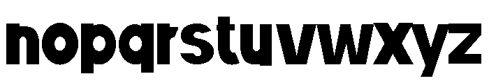 ZP Sodapop Condensed Font LOWERCASE
