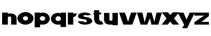 ZP Sodapop Expanded Font LOWERCASE