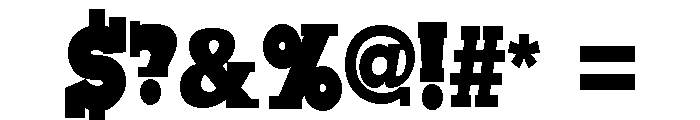 ZP Sodapop Serif Condensed Font OTHER CHARS