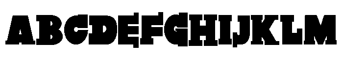ZP Sodapop Serif Condensed Font UPPERCASE