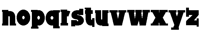 ZP Sodapop Serif Condensed Font LOWERCASE