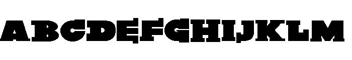 ZP Sodapop Serif Expanded Font UPPERCASE