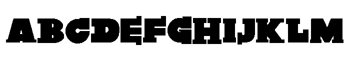 ZP Sodapop Serif Font UPPERCASE