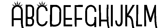 ZP Spencer Sparkler Condensed Font UPPERCASE