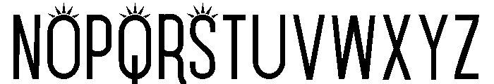 ZP Spencer Sparkler Condensed Font UPPERCASE