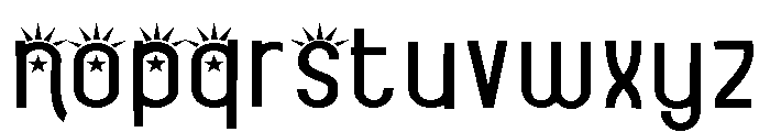 ZP Spencer Sparkler Expanded Font LOWERCASE