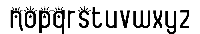 ZP Spencer Sparkler Font LOWERCASE