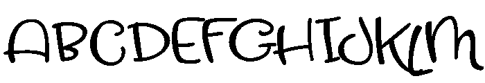 ZP Squeaky Cheese Font UPPERCASE