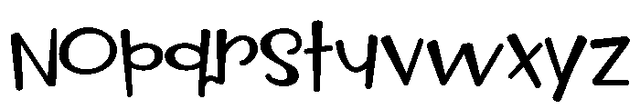 ZP Squeaky Cheese Font LOWERCASE
