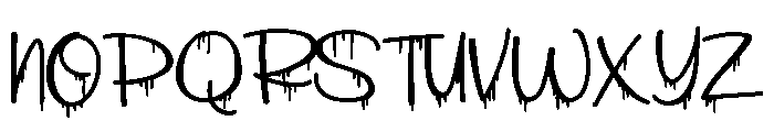 ZP Strawberry Scary Script Bold Font UPPERCASE