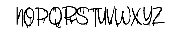 ZP Strawberry Scary Script Condensed Bold Font UPPERCASE