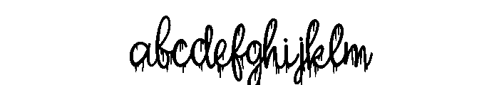 ZP Strawberry Scary Script Condensed Bold FONT
