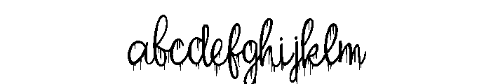 ZP Strawberry Scary Script Condensed FONT