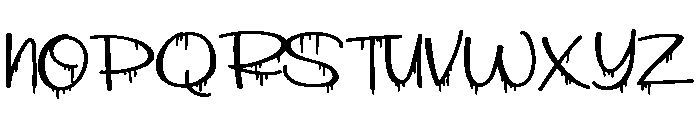ZP Strawberry Scary Script Expanded Bold Font UPPERCASE