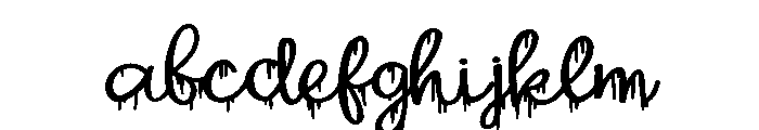 ZP Strawberry Scary Script Expanded Bold FONT