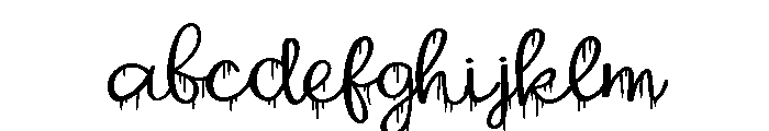 ZP Strawberry Scary Script Expanded FONT
