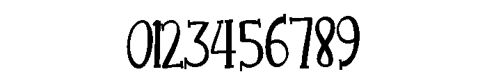ZP Sugar Cookie Serif Condensed Font OTHER CHARS
