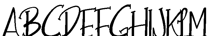 ZP Sugar Cookie Serif Condensed Font UPPERCASE