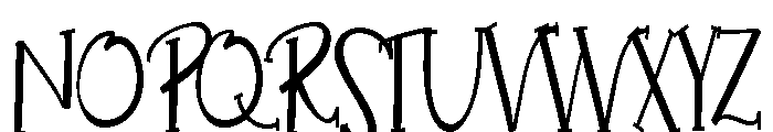 ZP Sugar Cookie Serif Condensed Font UPPERCASE