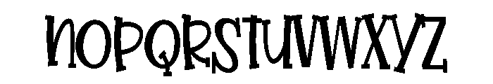 ZP Sweet Heart Condensed Font LOWERCASE