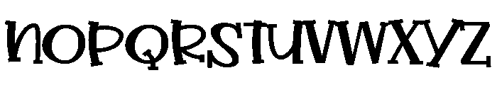 ZP Sweet Heart Expanded Font LOWERCASE