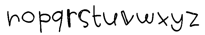 ZP Tattle Tale Condensed Font LOWERCASE