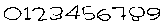 ZP Tattle Tale Expanded Font OTHER CHARS