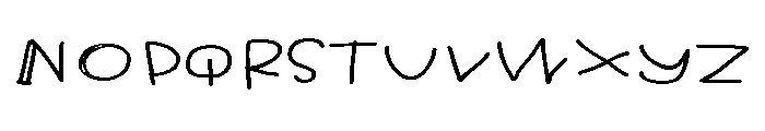 ZP Tattle Tale Expanded Font UPPERCASE