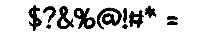 ZP Teacher Chalk Bold Font OTHER CHARS