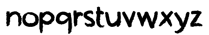 ZP Teacher Chalk Bold Font LOWERCASE