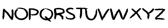 ZP Teacher Chalk Expanded Font UPPERCASE
