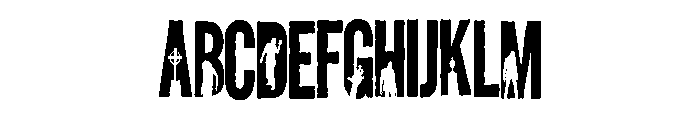 ZP The Dead Walk Condensed FONT